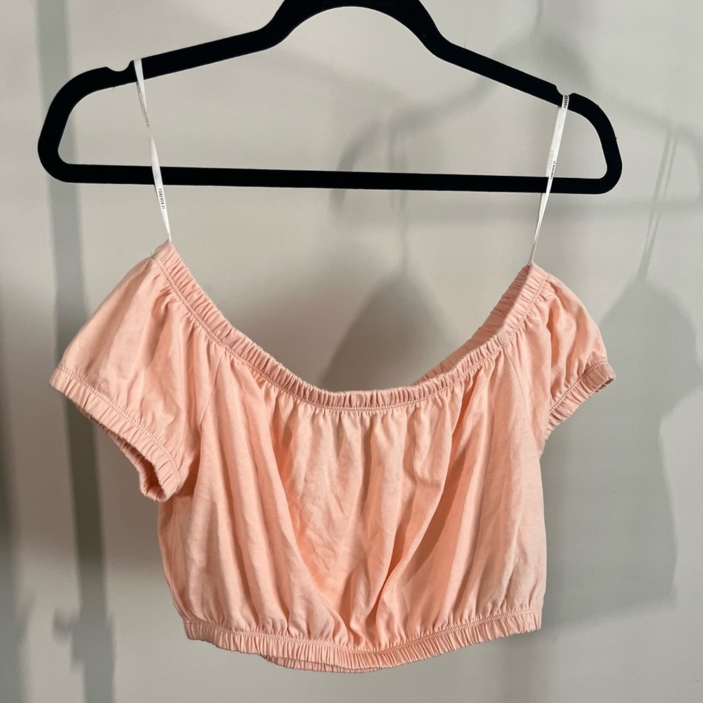 Pink Off the Shoulder Top